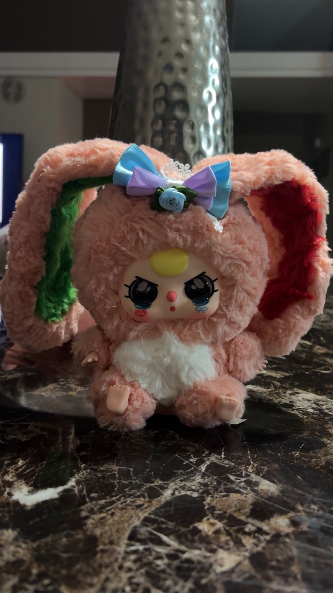 Baby Three Huge Bunny Plush