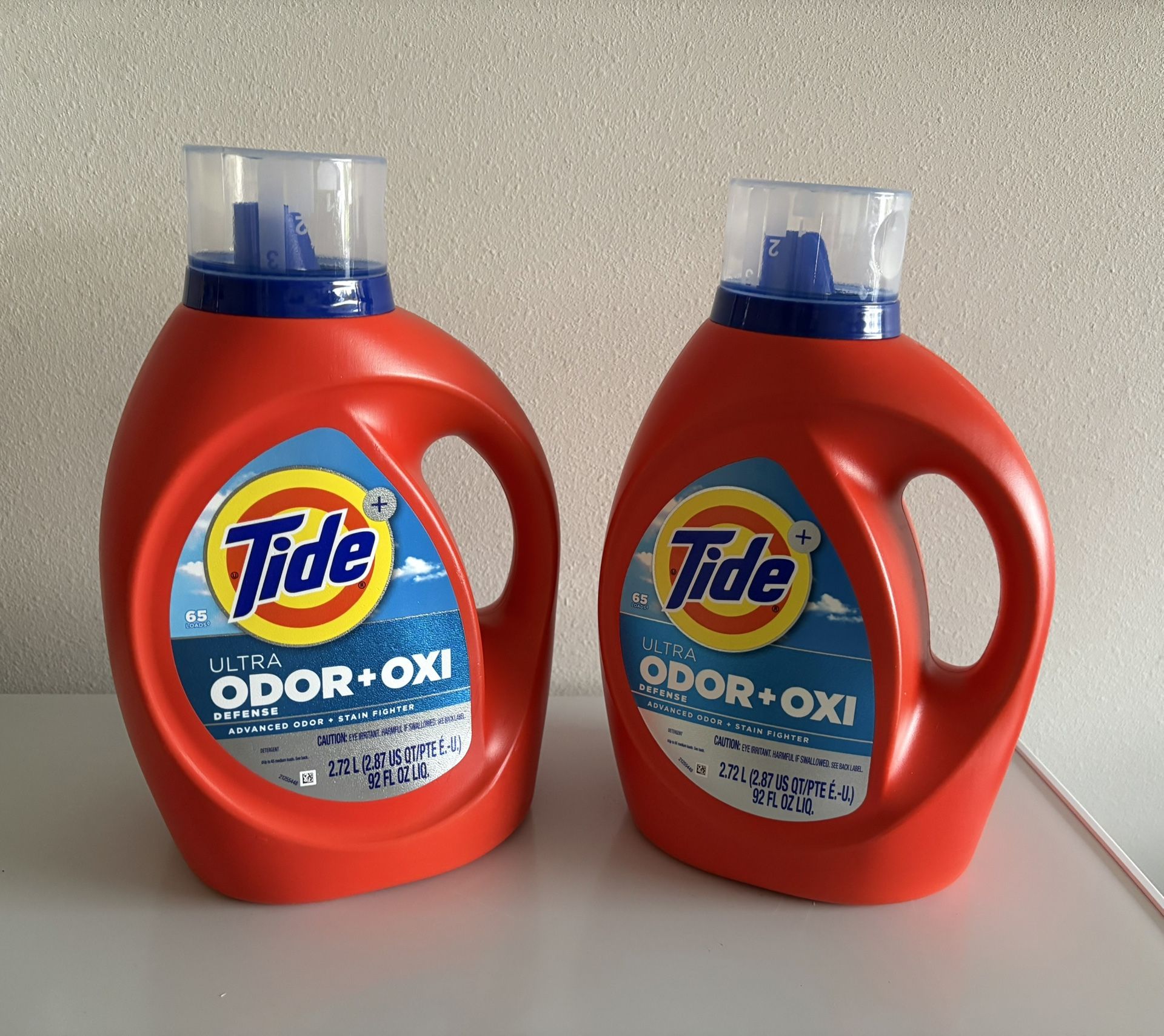 Tide Oxi & Odor Liquid Laundry Detergent - 2 Pack