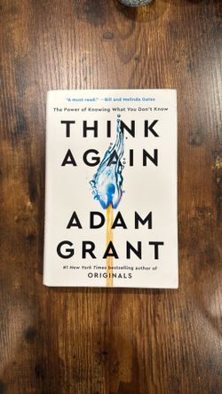 Used Book - Think Again by Adam Grant (Great Condition)