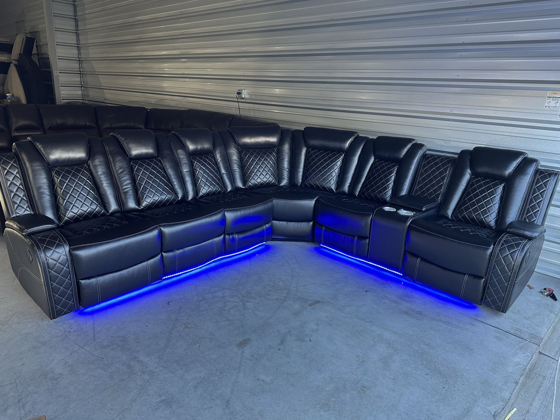 Brand New Power Reclining Sectional Couch