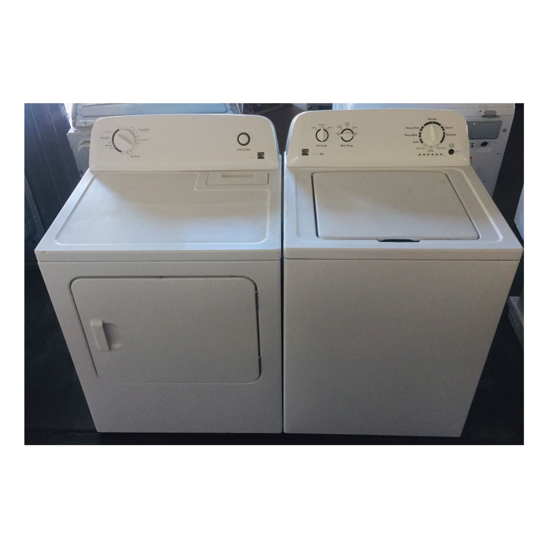 KENMORE WASHER AND ELECTRIC DRYER