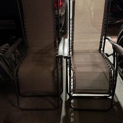Two Folding Chairs 