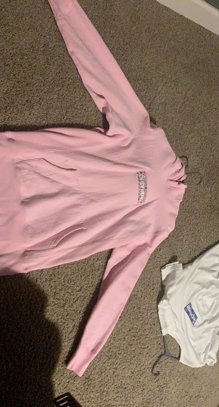 Supreme box logo pink bandana hoodie