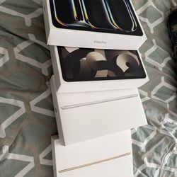 Empty iPad boxes