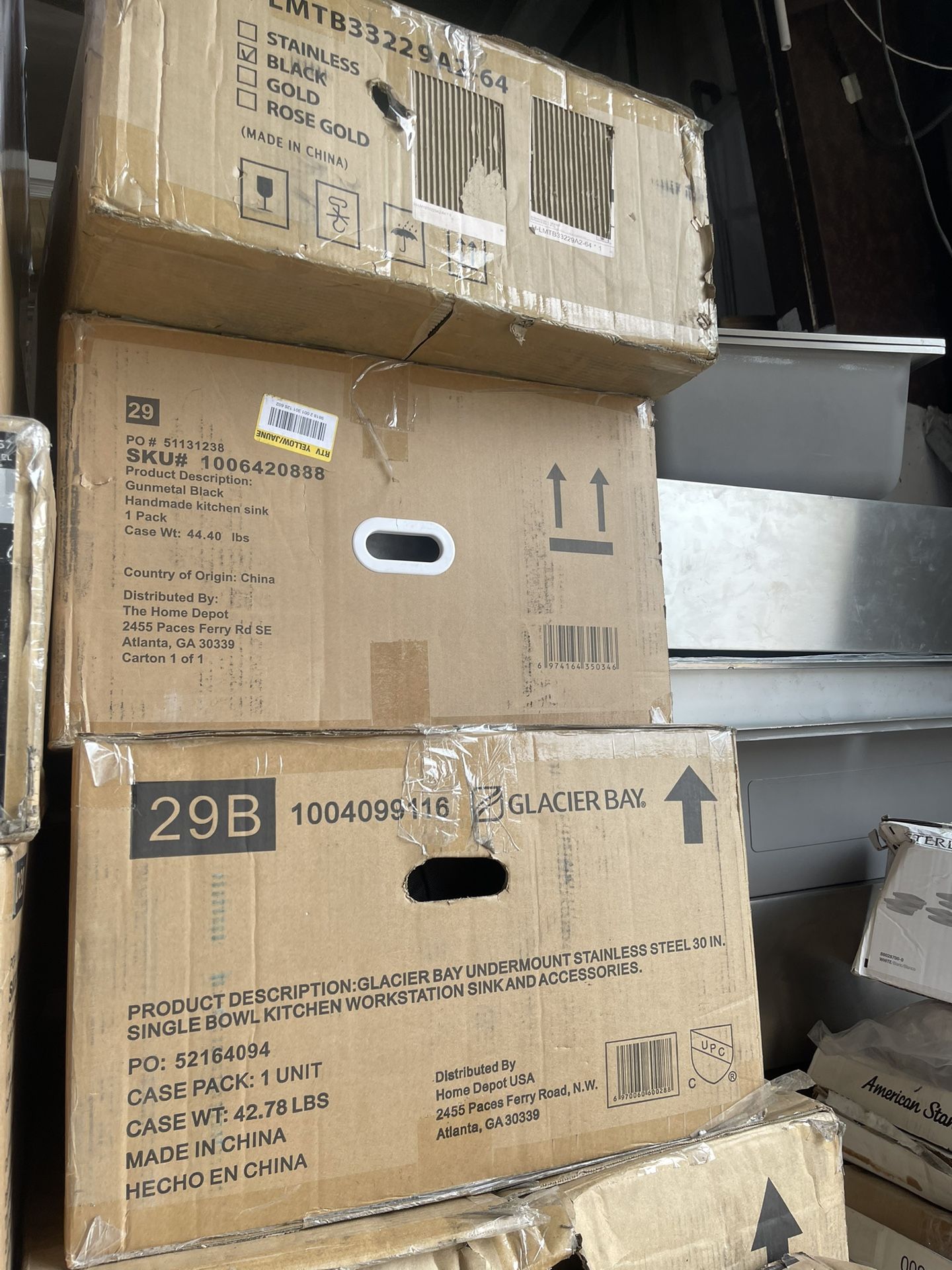 Kitchen Sinks $140-$260