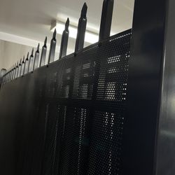 Iron Fence (Duble rails top)  6' H x 8' L per piece