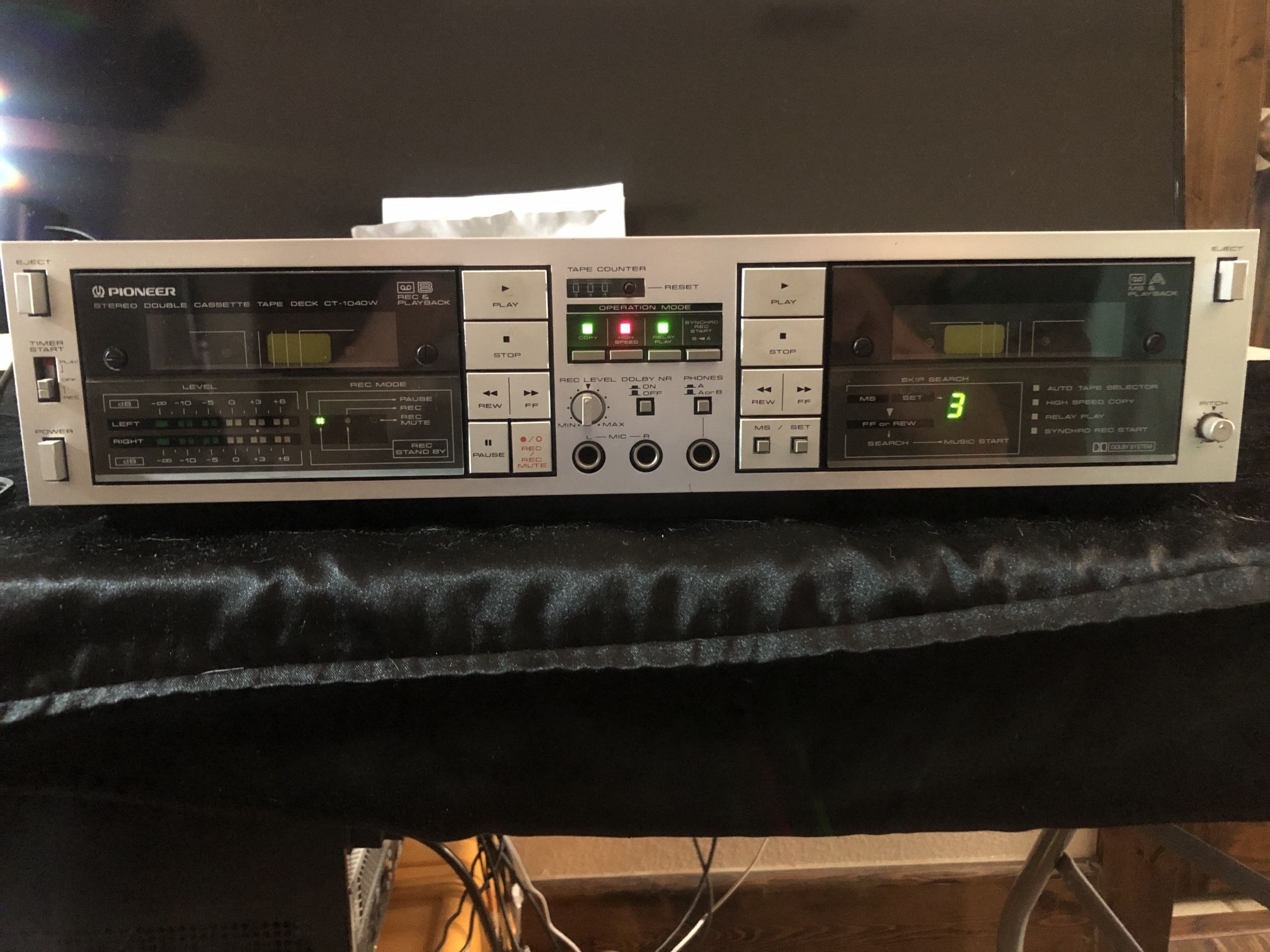 Pioneer Dual Cassette Deck