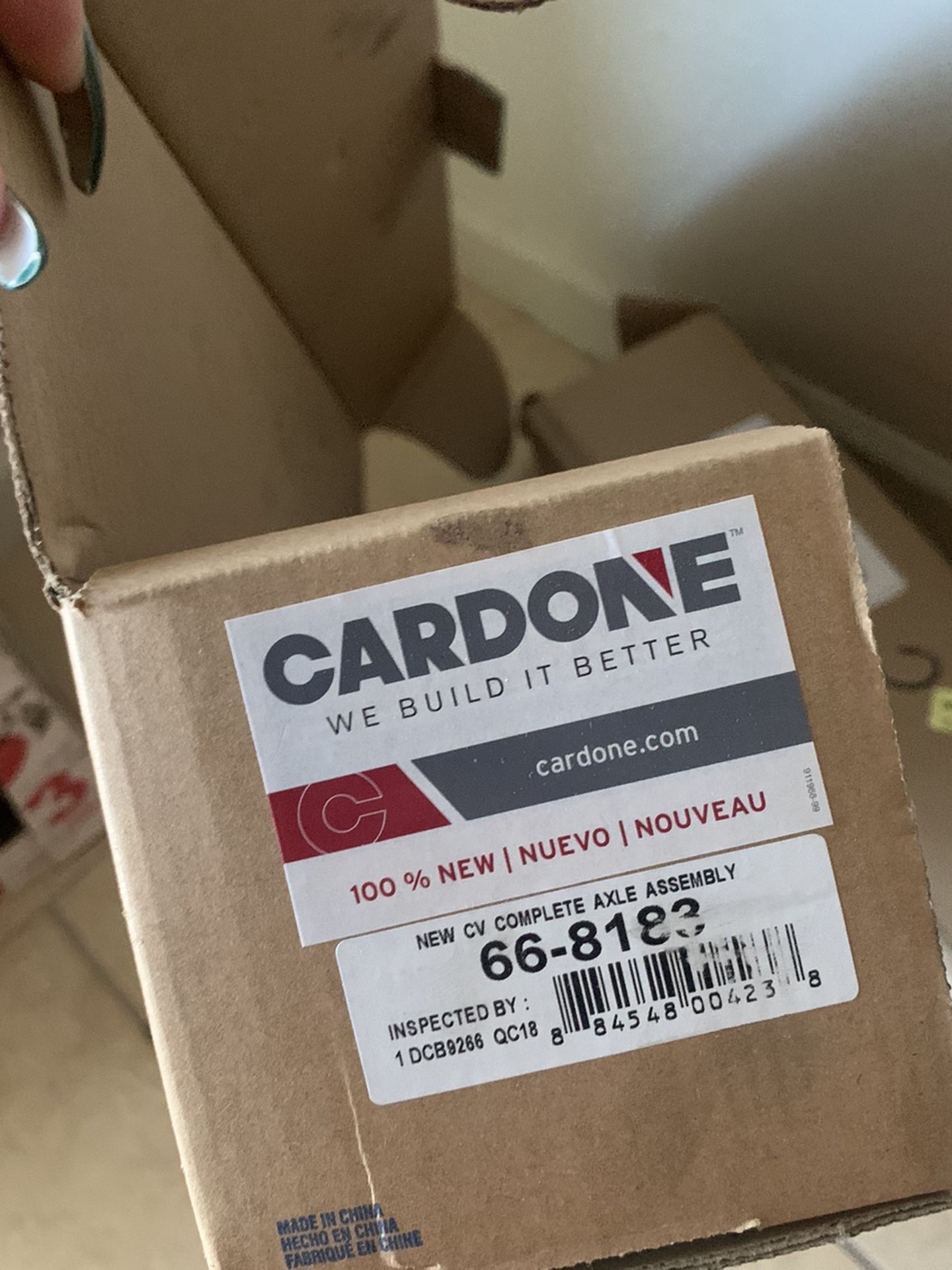 Cardone 2007 Mercury Milan Cv Axle