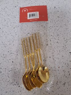 Teaspoons. Metal. 4,3 In.