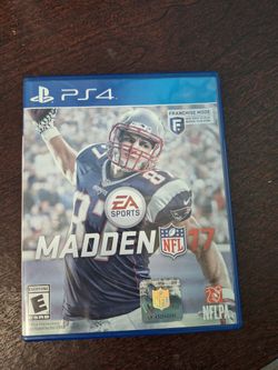 Madden 17 For PS4 Gaming System  In Excellent Condition 