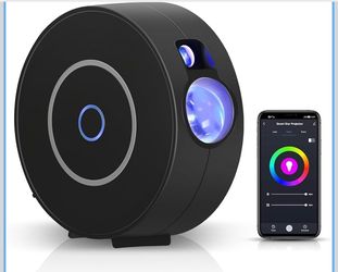 Galaxy Projector for Bedroom Ceiling, (Blue Star )Decorative Lighting Projectors with Smart APP & Voice Control, Compatible with Alexa, HD Night Sky L