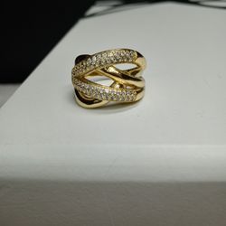 Beautiful Elegant Ring 14K Gold Laminated High Quality