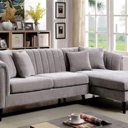 New Mid Century Modern Sectional Couch /$50 down Payment