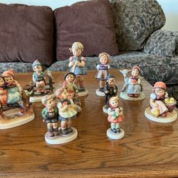 Lot Of 10 Hummels Vintage 60s And Up