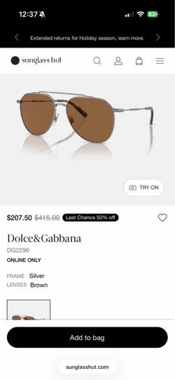 Dulce and Gabbana Sunglasses