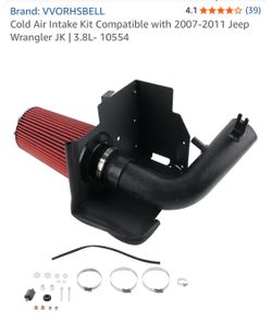Cold air intake kit Jeep 2007-2011 Wrangler 3.8 L