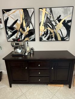 Buffet table