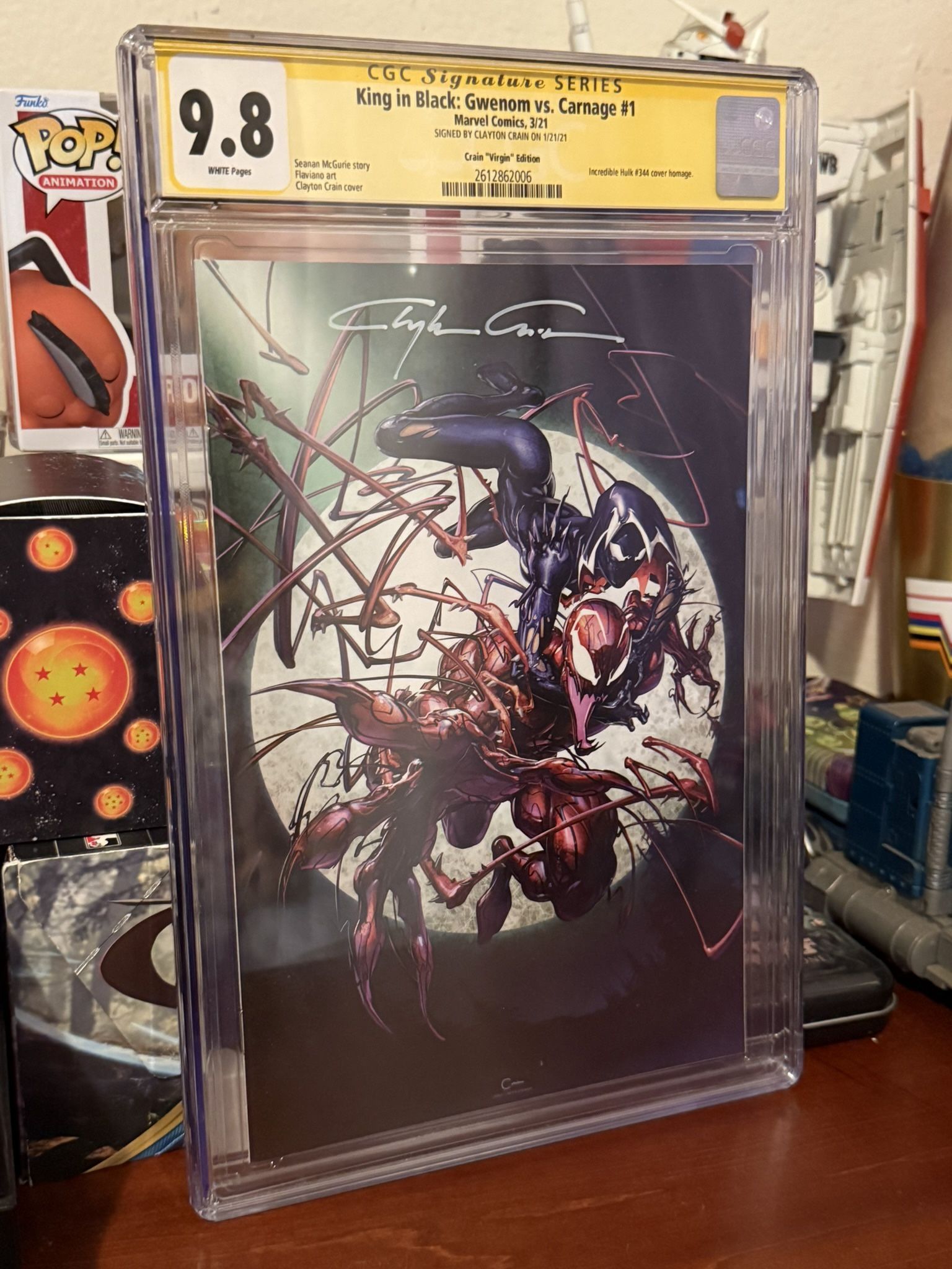 King In Black: Gwenom Vs. Carnage CGC 9.8 Signature Series Comic Book