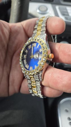 Moissanite Men Watch