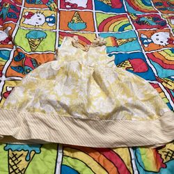Girls Yellow Savanna Dress Size 5