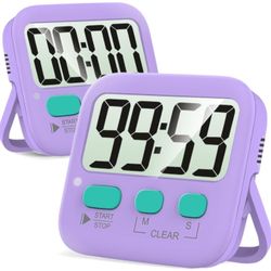 Antonki 2 Pack Digital Timer for Kids Or Adults 