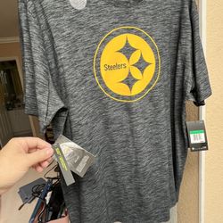 Steelers Nike Dri Fit T-shirt men’s XL with Reflective Logo $30 BRAND NEW with Tags 