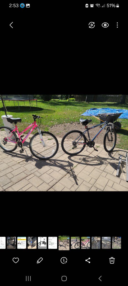 Bikes Hers And His 24inch 