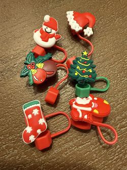 Christmas Straw Toppers