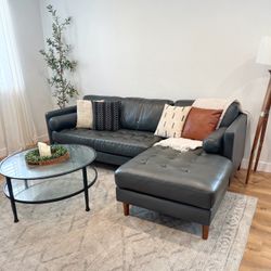 Leather Sectional Couch DELIVERY available 
