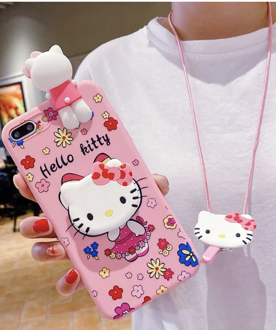 Brand New Samsung Galaxy Note 9 Hello Kitty Case with Necklace Strap
