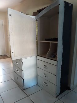 Solid wooden cabinets
