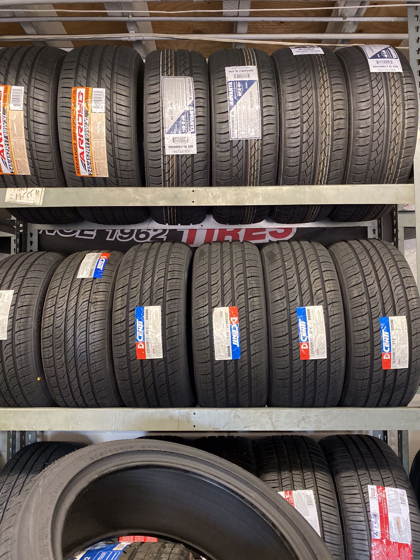 205/55R16 SPECIAL $269 All 4 installed —- 215/60R16 $289 All 4
