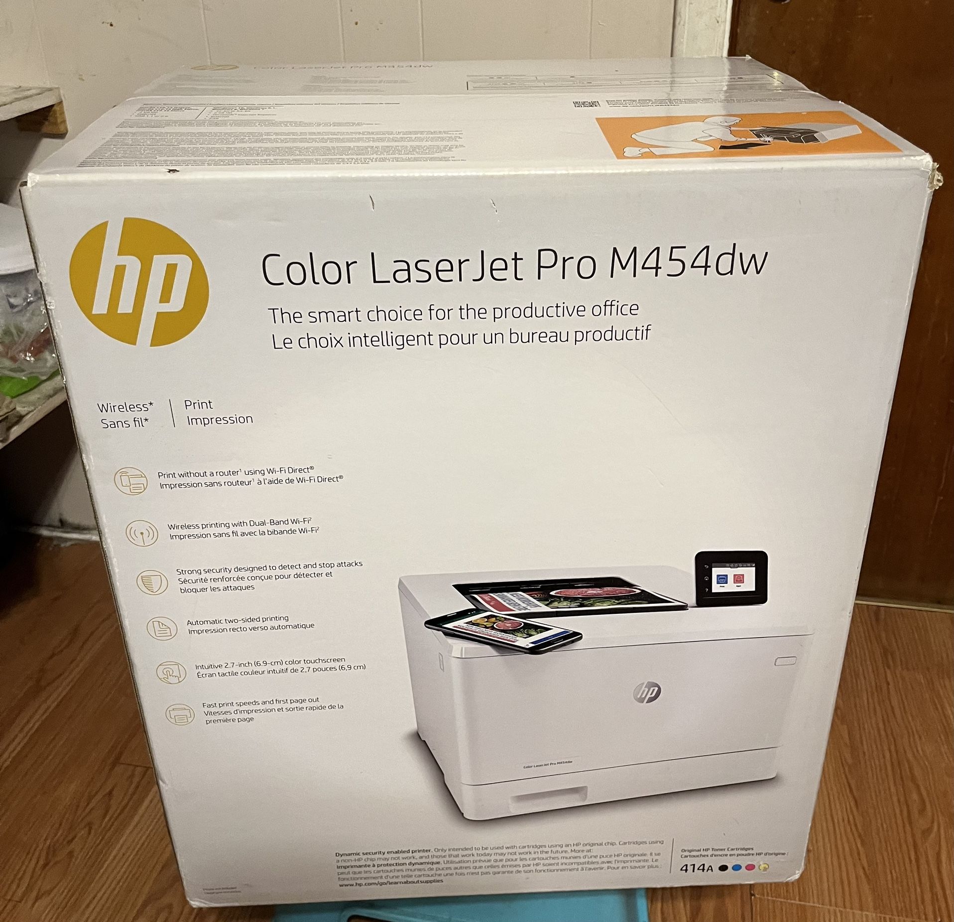 HP Color LaserJet Pro M454dw 