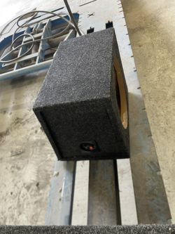One Enclosed 12 Inch Sub Woofer Box