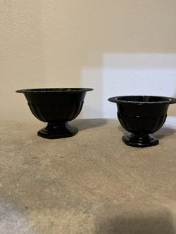 Black Vases $60 All Together 