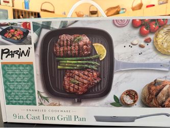 Cast Iron Grill pan 9inch Brand New in box