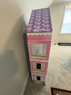 KidKraft Wooden Dollhouse Pink Multi-Story