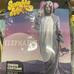 Adult Medium Elephant Costume / Pajamas -Halloween 