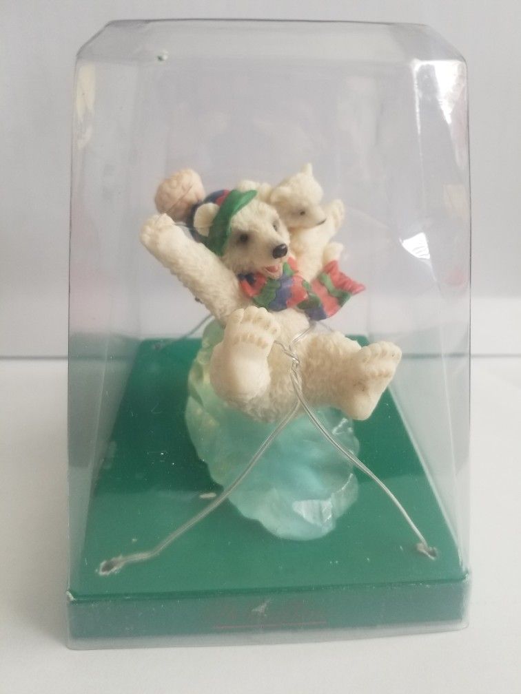 Vintage Polar bear Ornament