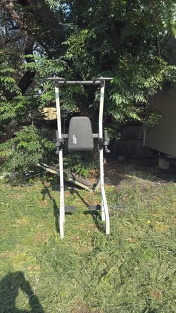 Fitness gear pull up and dip bar