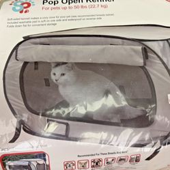 Designs Large Pop Open Kennel Portable CAT/DOG Cage 31" X20" X 20" 50LB
