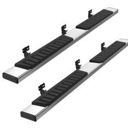 KUIPERAUTO Running Boards for Dodge Ram 1500 Quad Cab – New, Small Dents