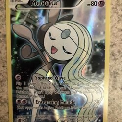 Pokémon TCG Meloetta XY Black Star Promos XY120 Holo Promo