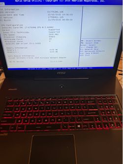 Msi gamer for parts