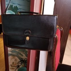 Leather Laptop Briefcase