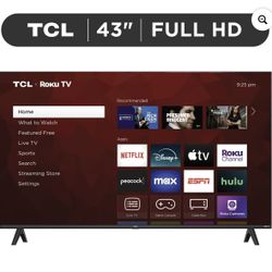 43 Inch TCL Roku TV Brand New In Box