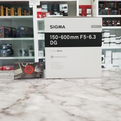 Sigma 150-600mm F5-6.3 For Canon