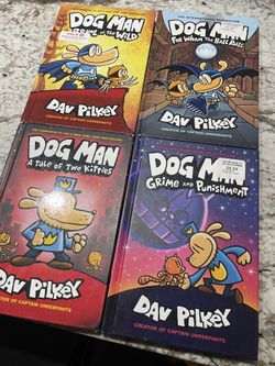 Bundle Of 4 Dog Man Books