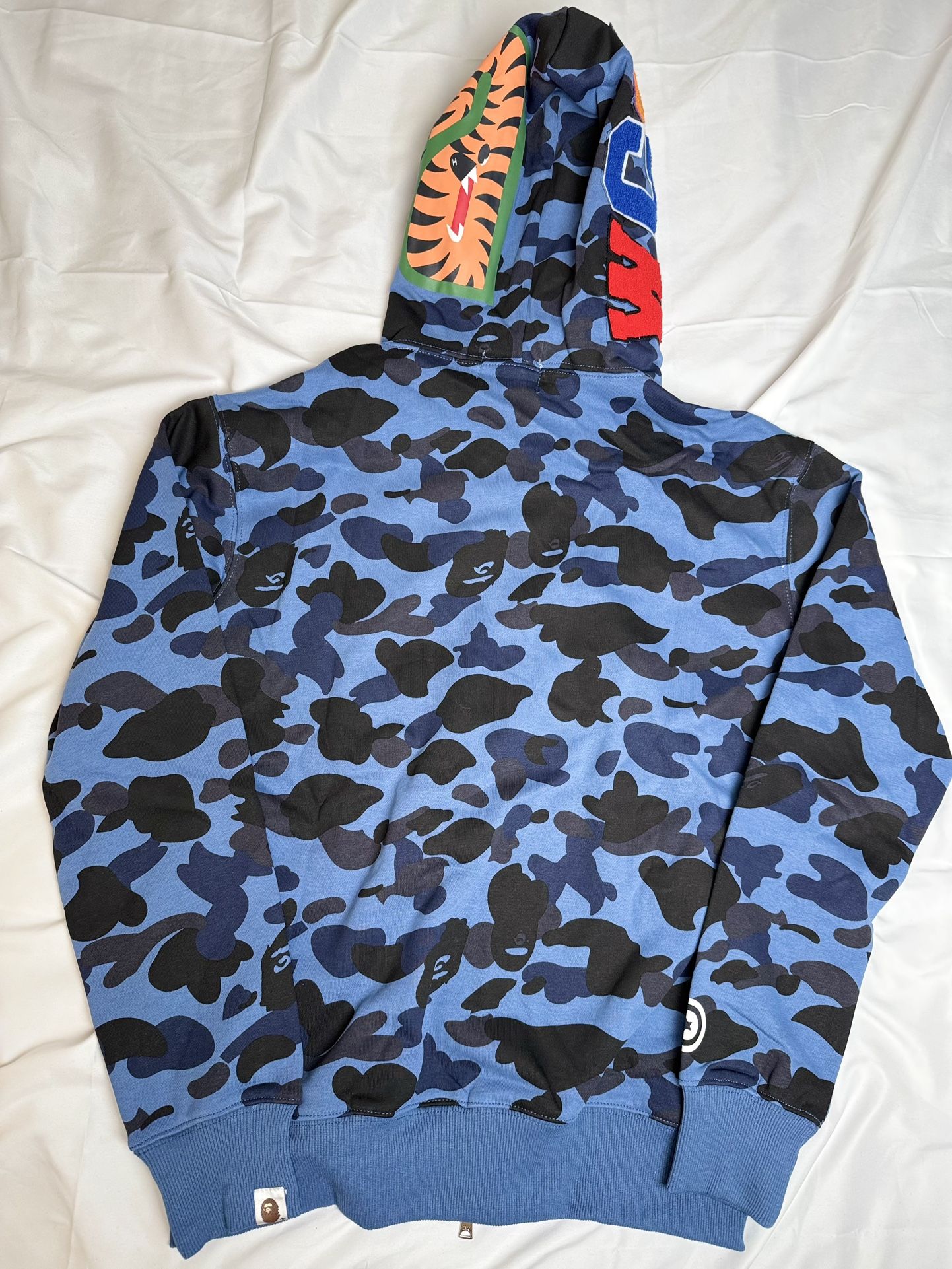 Bape Blue Camo Hoodie