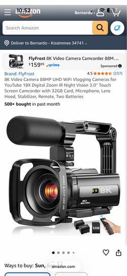 8k Video Camera